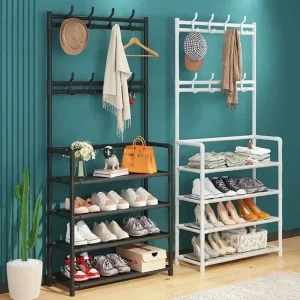 Multi-Layer Clothes and Shoe Rack Organizer